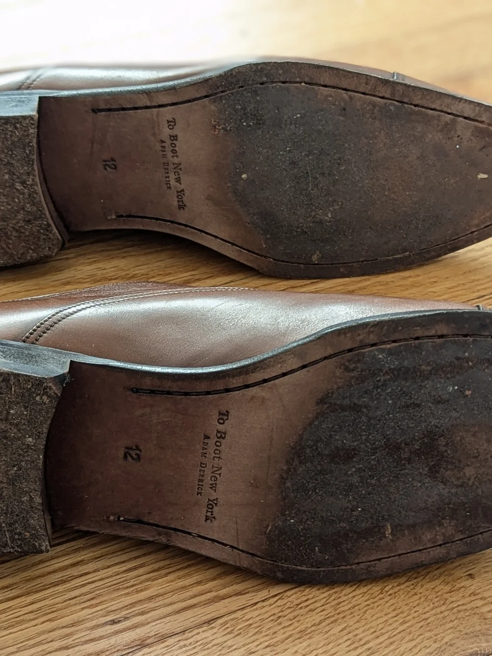 To Boot Brown Leather Brando II Leather Dress Shoes